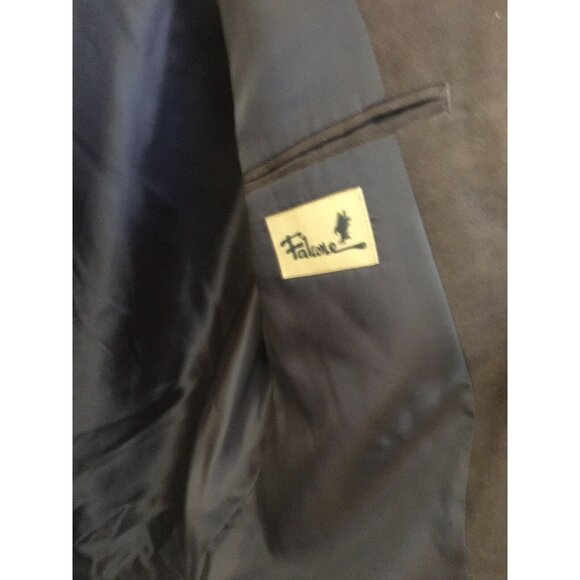 FALCONE MEN’S Sz‎ 46 BROWN BLAZER SUIT JACKET COAT - Picture 3 of 5